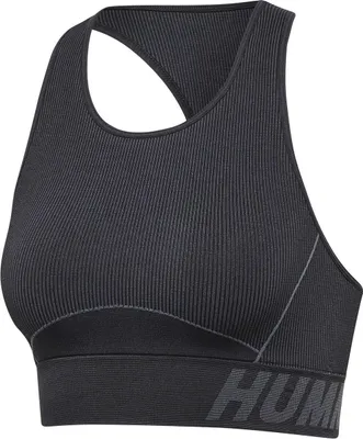 Produktbild von Hummel hmlTE CHRISTEL SEAMLESS SPORTS BLACK/ASPHALT MELANGE S