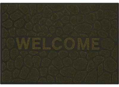 Obrázok produktu pre Pronett XJ5673 Vonkajšia gumová rohož 40 x 60 cm, čierno-hnedá