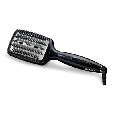 Obrázek produktu pro BaByliss Smoothing Heated Brush, Narovnávací kartáč, Teplé, Posuvník, Všechny vlasy, Dlouhý, Střední, Suché vlasy