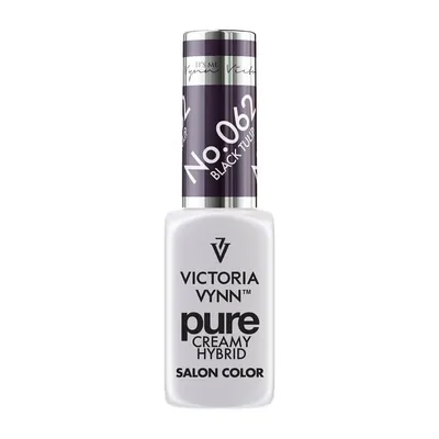 Image de Vernis gel hybride PURE CREAMY HYBRID 062 Black Tulip 8 ml