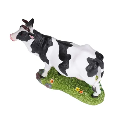 Zdjęcie produktu dla Figurki krów, statuetka krowy, zabawki krowy, figurka bydła, model krowy, dekoracja zwierząt ogrodowych