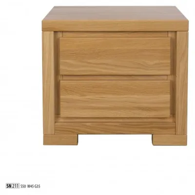 Produktbild von Nachttisch Holz Nachttische Tisch Konsolen Nacht Landhaus Stil Eiche Konsolen