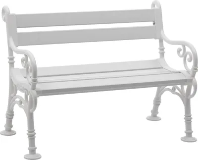 Produktbild von Blome Gartenbank Linderhof weiß 2-Sitzer