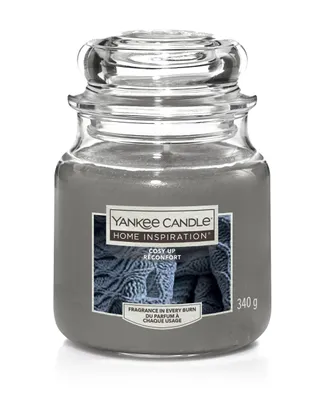 Produktbild von Yankee Candle Duftkerze Mittleres Glas Cosy Up 340 g, grau