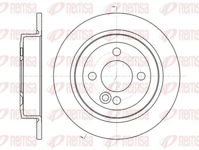 Produktbild von 2x REMSA Bremsscheibe 61195.00 hinten für MINI Schrägheck (R56) Clubman (R55)