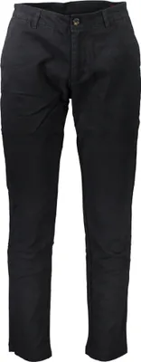 Produktbild von Elegante Herrenhose Schwarz - Slim Fit, 4 Taschen, Stilvolle Details