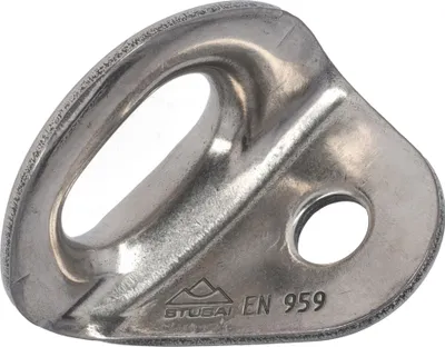 Produktbild von STUBAI Bohrhakenlasche Protect | 12 mm | als Zwischenanker beim Abseilen, für Sportklettern, Alpinklettern