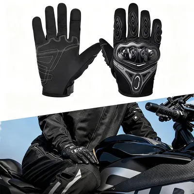 Produktbild von Vollfinger-Motorradhandschuhe mit Touchscreen, für Motorrad, Motocross, Radfahren & Outdoor, ideale Geschenkidee