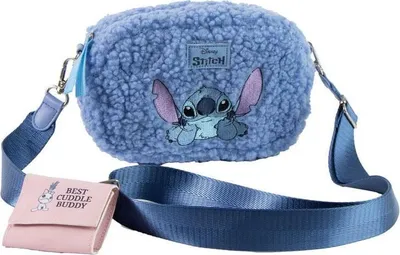 Produktbild von Lilo & Stitch Handtasche Uni Stitch - Best Cuddle Buddy blau Standard