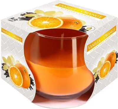 Produktbild von Ct Scented Candle Glass Vanilla-oranged8xh7cm (6er Set)