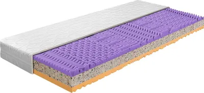 Obrázek produktu pro Pěnová matrace Benab Compact Hard 16 Matrace 90 x 200 cm H4 tvrdost 16 cm výška Pěnové matrace, PUR, POE, 7 zón, Nopy