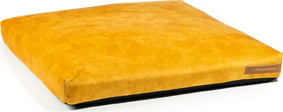 Produktbild von Rexproduct - SoftPet Hundebett Hundematratze aus Recycling-Stoffen Abnehmbarer Bezug mit Reißverschluss Waschbar und Einfach zu Reinigen  Größe XXL (90x110 cm) - Gelb