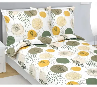 Obrázek produktu pro Flanelové povlečení - 140x200 cm. 70x90 - šedá,béžová,bílá