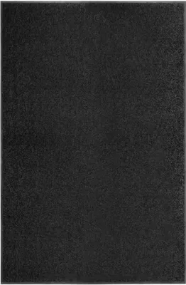 Obrázok produktu pre The Living Store Rohožka pred dvere umývateľná čierna 120x180 cm