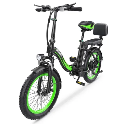 Obrázok produktu pre Elektrický bicykel Hidoes HD-C1 - Batéria 48V13AH 20-Palcové Pneumatiky - Zelená