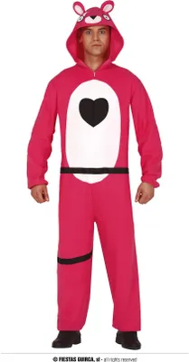 Immagine prodotto di Costume da orso rosa per uomo, taglia:L