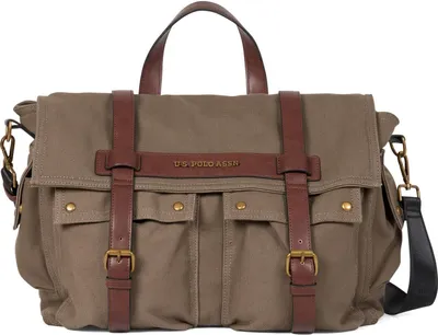 Produktbild von U.S. POLO ASSN. Umhängetasche Businesstasche Lubbock Messenger Military Green khaki