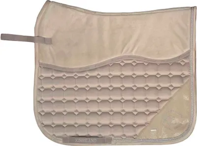 Produktbild von Kingsland odessa Satin- & Samtschabracke mit silbernen Strasssteinen Beige Cinder Sommer 2022, Größe:Dressage