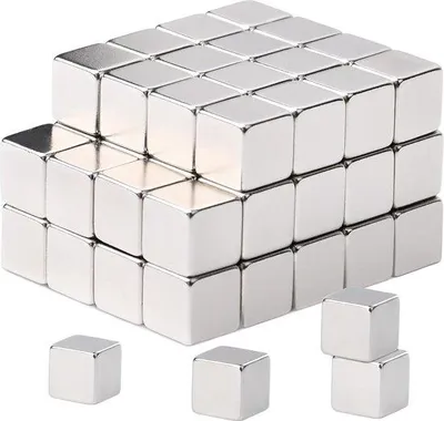 Produktbild von Famanu Neodym-Magneten 8 x 8 x 8 mm - 60 Stück