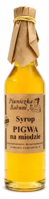 SYROP PIGWA NA MIODZIE 500ML PIWNICZKA BABUNI