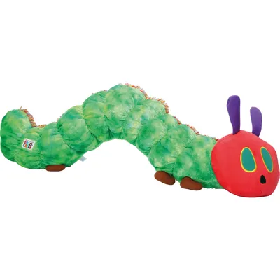 Produktbild von Raupe Nimmersatt 10398 Raupe Nimmersatt Kuscheltier „Riesenraupe“, grün/rot (1 Stück)