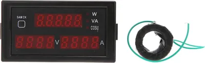 Zdjęcie produktu dla Wielofunkcyjny cyfrowy woltomierz prądu przemiennego AC80-300V z czerwonym światłem DL69-2048