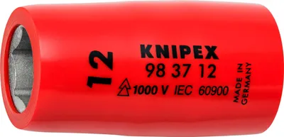 Produktbild von Knipex 98 37 12 Steckschlüsseleinsatz 3/8"