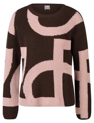 Produktbild von Rabe Pullover, Braun, Größe 48, Rundhals-Ausschnitt
