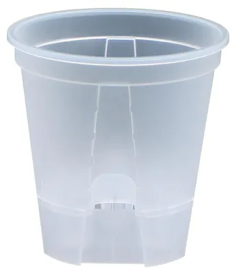 Produktbild von Selbstbewässernder, atmungsaktiver, transparenter Kunststoff-Pflanztopf für Phalaenopsis, automatische Wasserspeicherung, geeignet für Zuhause und Büro