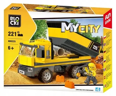 Produktbild von BLOCKI MyCity Kipper Baukasten 221 Teile ab 6 Jahren