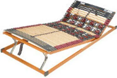 Produktbild von 7 Zonen Teller-Leisten Lattenrost Rhodos Komfort KF verstellbar 120 x 190 cm