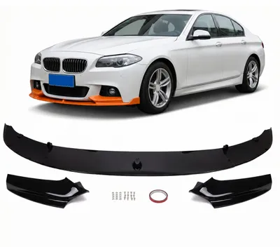 Produktbild von Frontspoiler 3-teilig Lippe Sport-Performance hochglanz schwarz passt für BMW 5er F10 F11 M-Paket