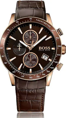 Produktbild von Hugo Boss Herrenuhr Edelstahl Leder Rafale Model HB1513392