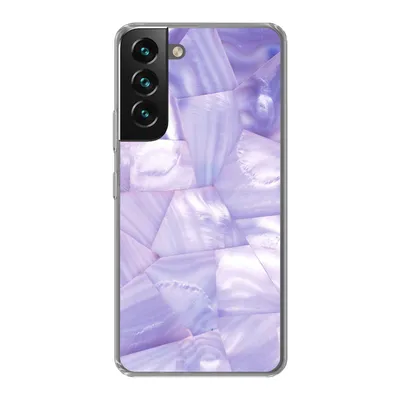 Produktbild von MuchoWow® Handyhülle Schutzhülle Hülle für Samsung Galaxy S22 Naturstein - Muster - Perlmutt Silikon Softcase Handy Hülle - Mobiltelefonhülle