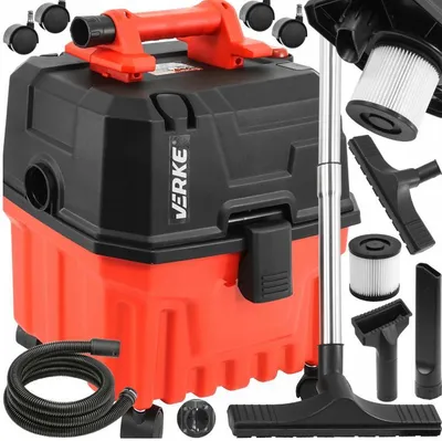 Produktbild von VERKE Industrie-Werkstatt-Staubsauger, Trocken/Nass, HEPA, 15 L