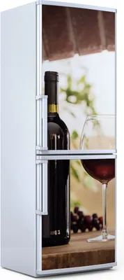 Produktbild von Magnete Dekorative - 70 cm x 190 cm - Küche - Magnetmatte Kühlschrankmagnete - Flasche Rotwein