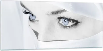 Produktbild von Bilder auf glas - Schönheit Gesicht Mädchen Mode - 120x50cm - Glasbilder - Wandbilder - Kunstdruck - zum Aufhängen bereit - Wanddekoration aus Glas - Glas Bilder - Wandbild auf Glas - GAB120x50-2159