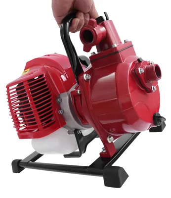 Obrázek produktu pro Benzínové čerpadlo na vodu – zahradní čerpadlo – motor 1,7 HP (1,25 kW) – průtok 10 m³/h – zavlažování a odvodňování – zemědělství