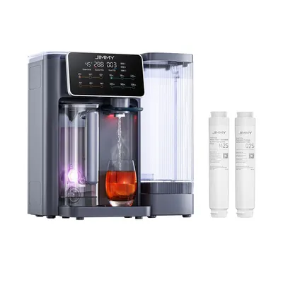 Image de Filtre à eau RO Jimmy R9 avec purification en 7 étapes, stérilisation UV, réservoir d'eau de 5 litres, 7 niveaux de température et chauffage instantané