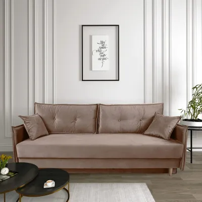 Produktbild von Sofa Designersofa SONDRE 3-Sitzer mit Schlaffunktion in div. Farbvarianten