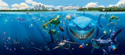 Zdjęcie produktu dla Plakat Disney „Gdzie jest Dory?” Niebieski – 600861 – 202 x 90 cm