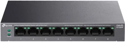 Imagen del producto de TP-Link LS108GP Switch 8xGb PoE+ 62W Desktop