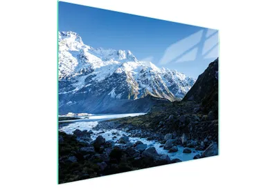 Produktbild von Glasschneidebrett 52x40 cm mit rutschfester Unterseite, hygienisch und geruchsneutral