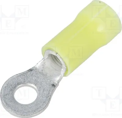 Obrázok produktu pre 5x Káblová koncovka: Prstencová, veľkosť M4, priemer: 4,17 mm, pre káble s prierezom 3÷6 mm², izolovaná, typ 34853, izolovaná