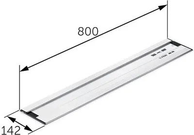Produktbild von Fein Führungsschiene 800 mm für Handkreissägen (800x142 mm, 1,4 kg) 32133039000