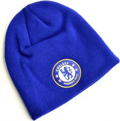 Produktbild von Chelsea FC Strick-Beanie mit Wappen BS1709 (Einheitsgröße) (Königsblau)
