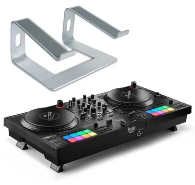 Zdjęcie produktu dla Hercules DJ Control Inpulse T-7 ze stojakiem na laptopa SV