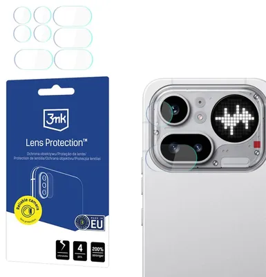 Obrázok produktu pre Ochranné sklo 3MK na objektív fotoaparátu pre telefón Nothing Phone (4a) Pro