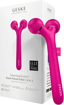 Produktbild von Geske 4W1 Sonic Face Roller mit Applikation (Magenta)
