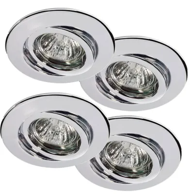 Image de 988.31  Paulmann Quality 4 x 50 W 98831 Luminaire encastré chromé 12 V